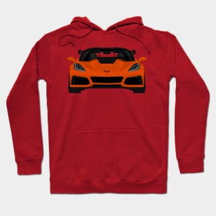 Z06 ZR1 ORANGE3 Hoodie